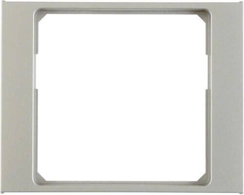 Berker 11087104 Adapterring für Zentralstück, 50 x 50 mm, K.5, edelstahl matt, lackiert