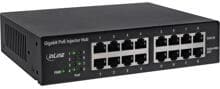 InLine PoE+ Gigabit Netzwerk Injektor Hub 8 Port (8x PoE+), 1Gb/s, 19" 1HE (32308H)