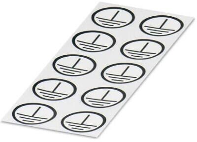 Phoenix Contact Aufkleber Etikett ETS-E Erdungssymbol, 100 Bögen (0806767)