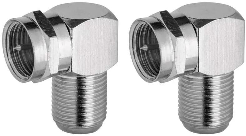 EMOS R5639.2 Reduktion F-Stecker – F-Buchse, VPE 2 Stück, (1807201000)