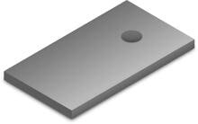 K2 Systems 2002547 Adapterblech für M12, HangerBolt Climb, aluminium