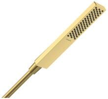 hansgrohe Pulsify E Stabhandbrause 100 1 Strahlart wassersparend+, Kunststoff, 5 l/min, 100 x 25 mm, Polished Gold Optic (24321990)