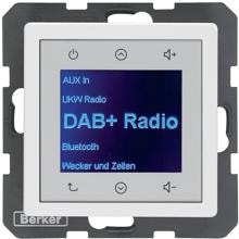 Berker 29846089 Radio Touch UP DAB+ Q.x polarweiß samt