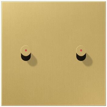 Jung ME12-5KOCK25 Abdeckung mit Kipphebel "Kegel", mit Lichtleiter, Messing classic