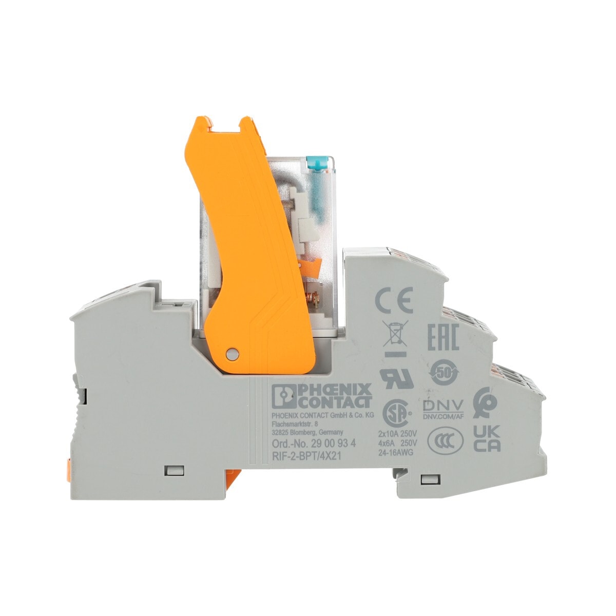Phoenix Contact Relaissockel - RIF-2-BPT/4X21, NS35/7,5 (2900934 ...