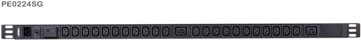 ATEN PE0224SG Basic PDU 0HE, 16A, 22x C13, 2x C19 (PE0224SG)