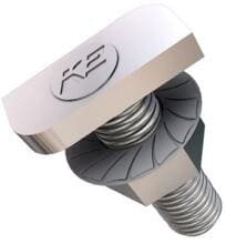 K2 Systems M RF SET Hammerkopfschraube 10x30 und Sperrzahnmutter, silber