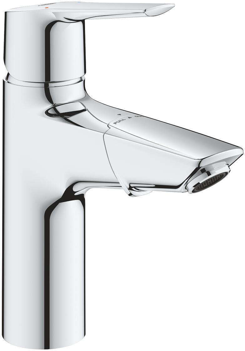 GROHE QuickFix Start Einhebel-Waschtischarmatur, 1/2′′ M-Size, herausziehbarer Auslauf, EcoJoy, chrom (24205003)