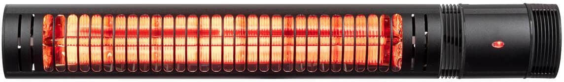 Eurom Golden 1500 Slim Elektrische Terrassenheizung, 1500W, IP65, 15 – 20 m², Aluminium (334890)