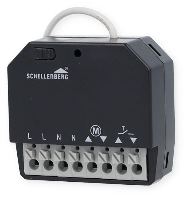 Schellenberg Funk-Empfangsmodul zur Steuerung von Rollladen-, Raffstore,- und Markisenmotoren, anthrazit (20017)