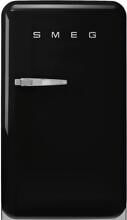 Smeg FAB10RBL6 50"s Style Stand Kühlschrank, 54,5 cm breit, 122 L, Rechtsanschlag, schwarz