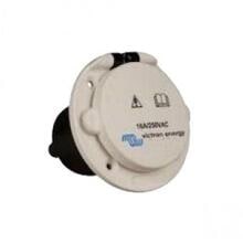Victron Ladeanschluss Steckdose Polyamid mit Deckel 16A 250V AC (2P/3W), weiß (SHP301603000)