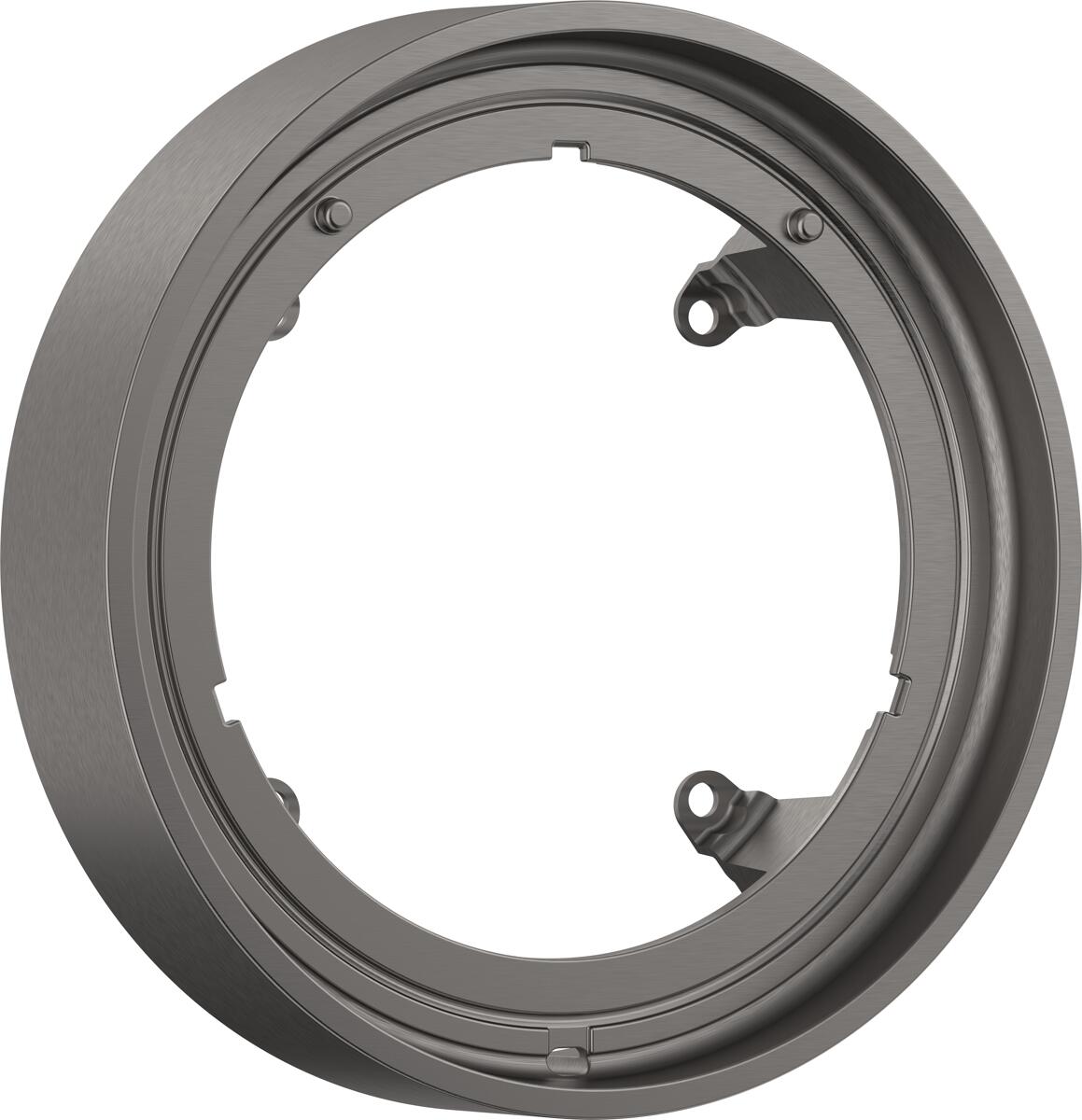 hansgrohe Verlängerungsrosette S 22 mm, Kunststoff, Brushed Black Chrome, (13624340)