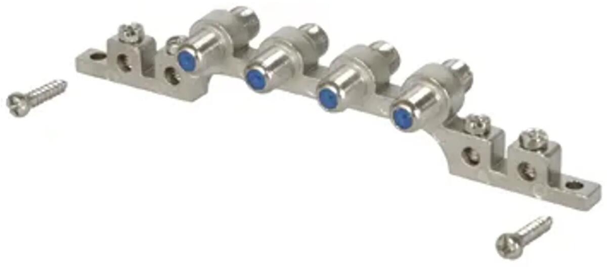 Dehn EB 4 F Erdungsblock 4-fach mit F-Buchsen zum Potentialausgleich für Koaxialsysteme (929095)