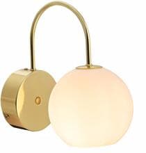 Nordlux Franca Wandleuchte, E14, 40W, messing (2312561035)