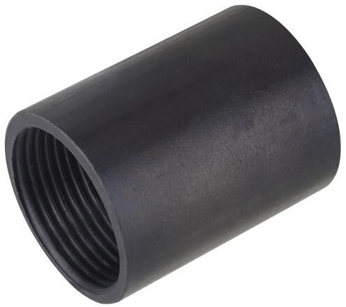 Fränkische SM-E M63 Stahlpanzer Gewindemuffe (20250063), schwarz, 63 mm, 5 Stck.