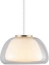 Nordlux Jelly Pendelleuchte, 40W, E27, IP20, dimmbar, Glas, opal weiß (2010783001)