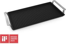 AEG A9HHPG11 Plancha Grill 2.0, Easy2Clean Plancha-Grillplatte, BxTxH: 46,6 x 25,3 x 4,6cm, für AEG Kochfelder mit Bridge-Funktion, schwarz (902986520)