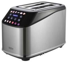 Beem 02408 Toaster mit Touchscreen, 2-Schlitz, 1400 W, 6 Bräunungseinstellungen, Edelstahl
