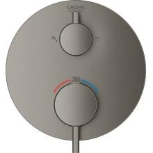GROHE Atrio Thermostat-Brausebatterie, mit integrierter 2-Wege-Umstellung, Fertigmontageset für Rapido SmartBox, EcoJoy