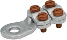 Klauke 586R10 Klemmkabelschuh, gestanzt, 35 - 50 mm², M10, 4 Schrauben, verzinnt