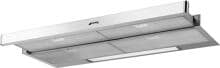 Smeg KSET9XE2 EEK: D Flachschirmhaube, 90 cm breit, 520 m³/h, LED Beleuchtung, 3 Leistunggstufen, silber