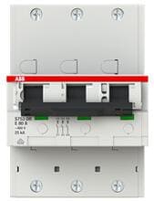 ABB S753DR-E80 Hauptleitungsschutzschalter SH-Schalter in E-Charakteristik, 25kA, 80A, 3Polig (2CDH783010R0802)