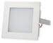 SLV FRAME BASIC, Einbauleuchte, LED, 3000K, eckig, inkl. Blattfedern, silbergrau (111262)