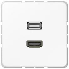 Jung MACD1163WW HDMI / USB 2.0, alpinweiß
