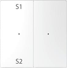 Merten MEG5226-6035 Wippe für Taster-Modul 2fach (Szene1/2, blank)