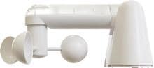 Jung 17W Windsensor, zum Schutz vor Sturmschäden, für elektrische Jalousien und Markisen, weiß