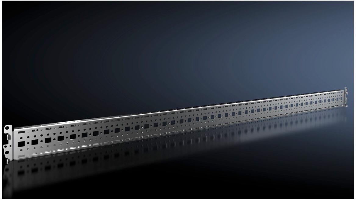 Rittal VX 8617.060 System-Chassis 18 x 64 mm, für äußere Montageebene, für B/T: 1200 mm, 1 VE/Pack = 4 Stück