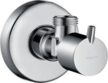 hansgrohe Eckventil S Abgang G 3/8, Messing, Chrom, (13901000)