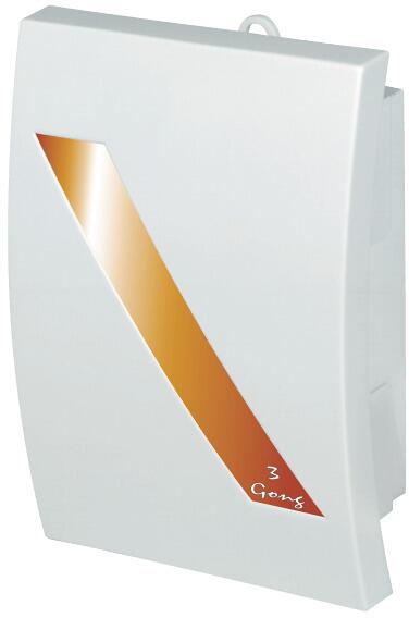Elektrobock ZV2-3 GONG Elektronische Klingel, 3Gong, Weiß