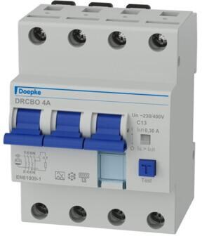 Doepke DRCBO 4 C13/0,30/3N-A FI/LS-Kombination, 3-polig+N, 13/0,3 A, C-Charakteristik (09945133)