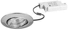 Brumberg BB13 LED-Einbaustrahlerset mit Konverter 230VAC, dim2warm 3000-1800K, Phasenabschnitt dimmbar, 6W, 38°, 460lm