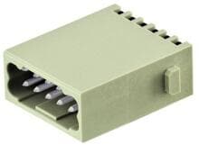 Harting Quicklock Stiftmodul, männlich, 10A, grau (09140122632)