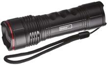 EMOS 1440014100 LED Metall-Taschenlampe, 500 lm, 4× AAA, schwarz