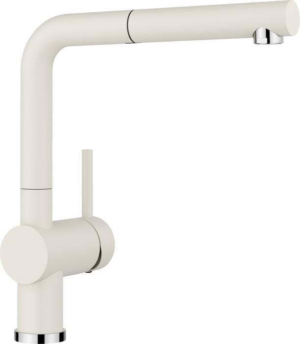 Blanco Linus-S Einhebelmischer Hochdruck, Silgranit-Look, softweiß (526959)