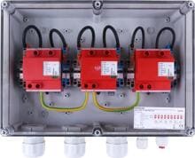 Dehn DCU 2 YPV 1+2 1000 3M 2S FM GAK Typ 1+2 im Gehäuse IP65 f. PV-Anl. 3 MPPT und je 2 Strings b. 1000V DC (900978)