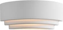 Nordlux Lancio Oblong Wandleuchte, E14, IP20, 25W, Gips, weiß (2412481001)