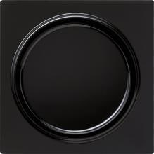 Abdeckung mit Knopf für Dimmer und elektronisches Potentiometer, S-Color, schwarz, Gira 065047