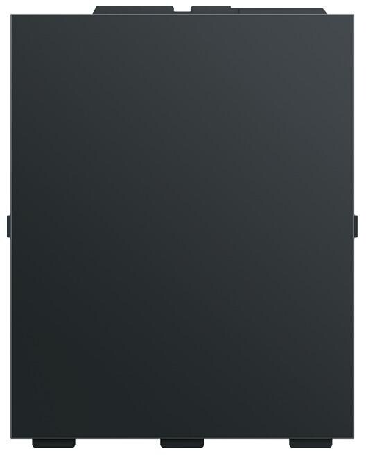 Busch-Jaeger SLS/A.0.11-885 Abdeckung für RTR Schriftfeld, klein, Busch-Tenton, schwarz matt (2CKA006330A0094)