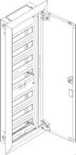 ABN UK17 Flachverteiler Unterputz/Hohlwand, 1x7-reihig, IP30, HxBxT: 1220x320x110 mm, weiß