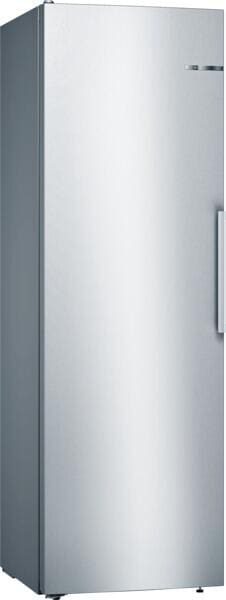 Bosch KSV36VLEP Serie 4 Standkühlschrank, 60 cm breit, 346 L, FreshSense, SuperKühlen, VitaFresh, Edelstahl-Optik