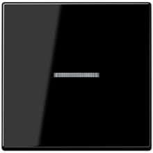 Jung A101KO5BFSW Wippe mit Lichtleiter, Serie A, schwarz