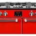 Belling Kensington 90 DFT Range Cooker, 3 Elektrobacköfen, mit Gaskochfeld, 90 cm breit, red
