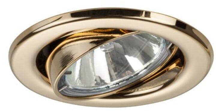 Brumberg BRONNY Einbaustrahler, GU10, inkl. Bügel, max.10W, Stahl/Messing, gold glänzend (36180050)