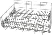 Bosch Siemens 00771609 Geschirrkorb unten, Silber komplett, 6 Klappstachel, hohe Rückwand, Mattenabsenkung, Einzelteile siehe S41N65N5EU/82 Seite 6