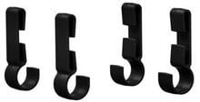 LED Lenser Helmbefestigungsset mit 4 Clips, Typ A, schwarz (502313)